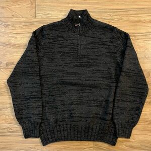 Gran Sasso made in italy alpaca blend quarter zip sweater